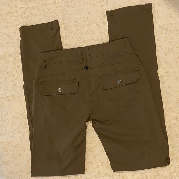 Prana Halle Straight Pant in Slate Green (4 Tall) - Picture 9 of 10